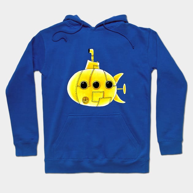 Yellow Submarine Hoodie by Scratch